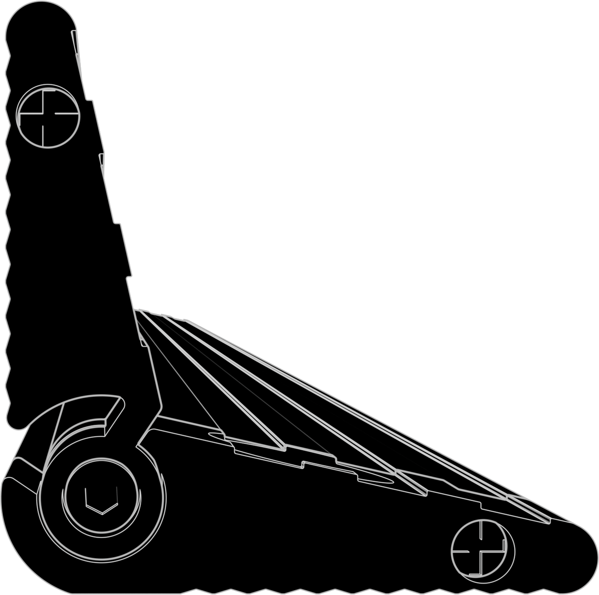 Target Kick Flip Aluminum Foldable Oche