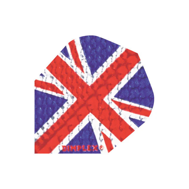 Dimplex Std No6 Flights - Union Jack - Aussie Dart Supplies Online