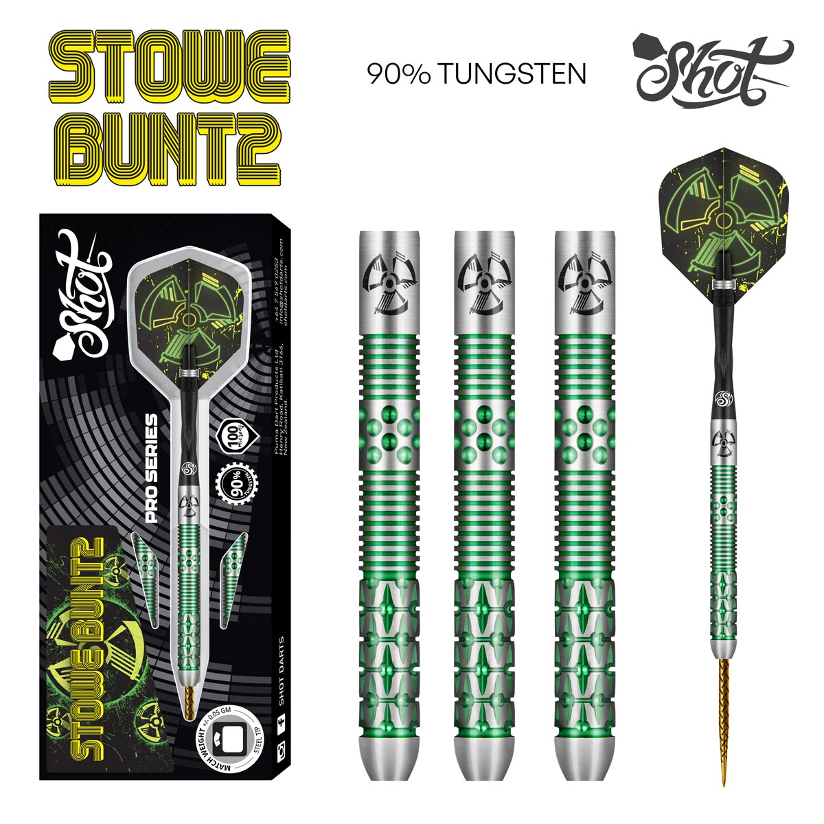 Shot Pro Series Stowe Buntz V2 90% Tungsten 23G