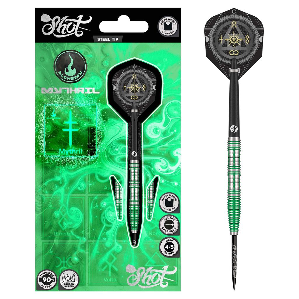 Shot Alchemy Mythril 90% Tungsten Barrels - Aussie Dart Supplies Online