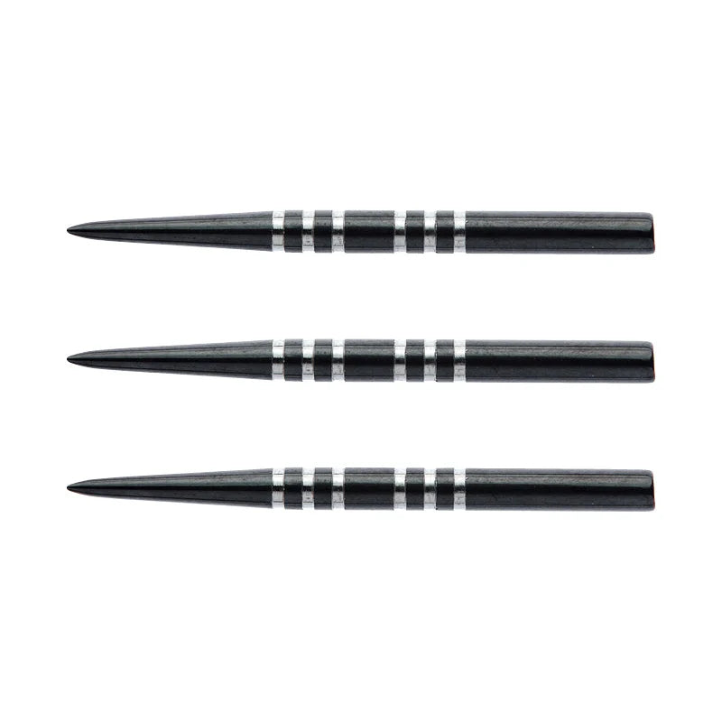 Winmau Black Re-Grooved Points - 32mm