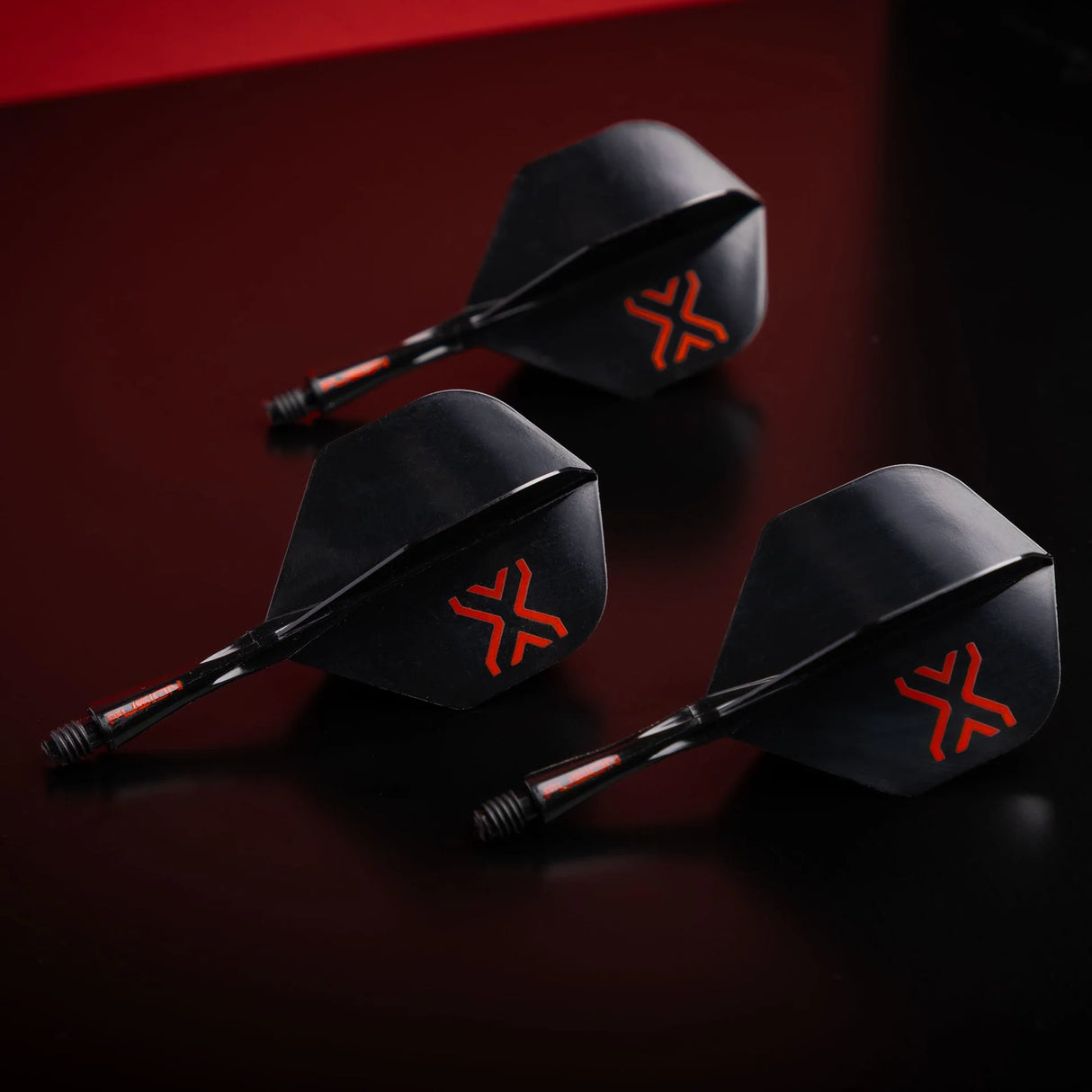 Blade X - Fusion Integrated Flight & Shaft Black Std No2 - Aussie Dart Supplies Online