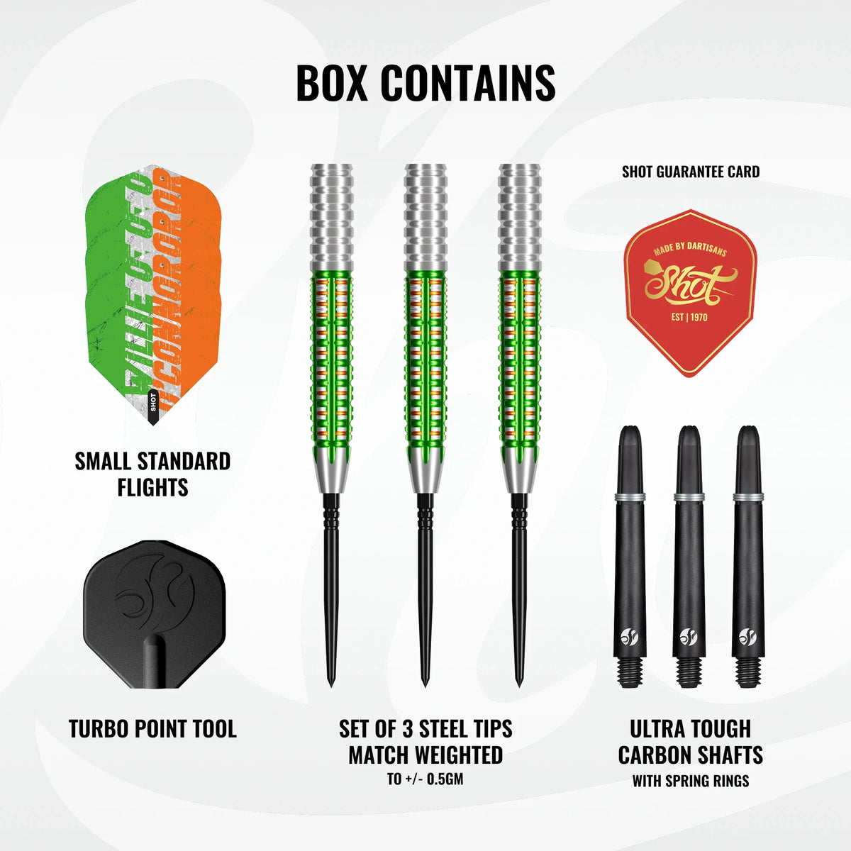 Pro Series Willie O'Connor Turbo Point - 90% Steel Tip Darts - Aussie Dart Supplies Online