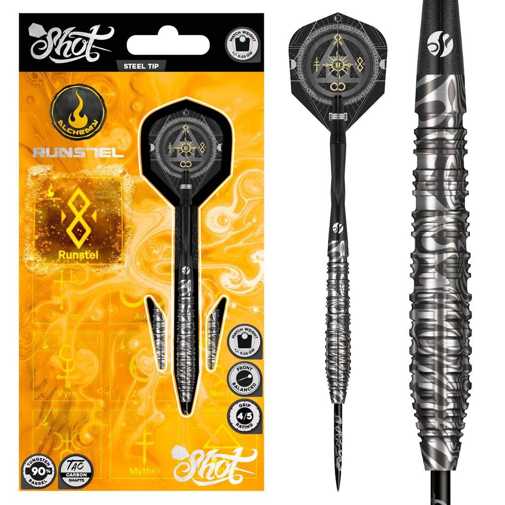 Shot Alchemy Runstel 90% Tungsten Barrels - Aussie Dart Supplies Online