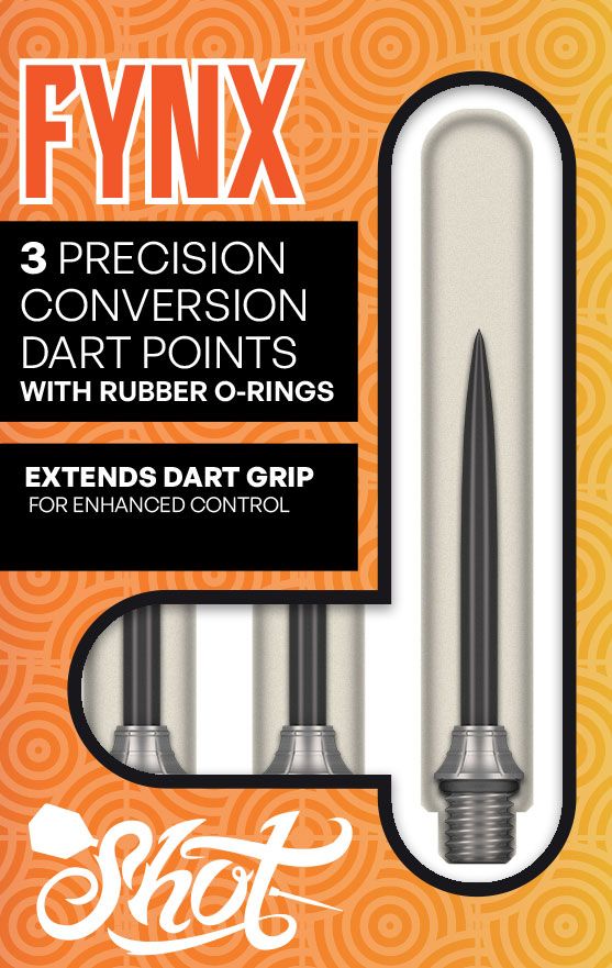 Shot Fynx Conversion Points 32mm - Aussie Dart Supplies Online
