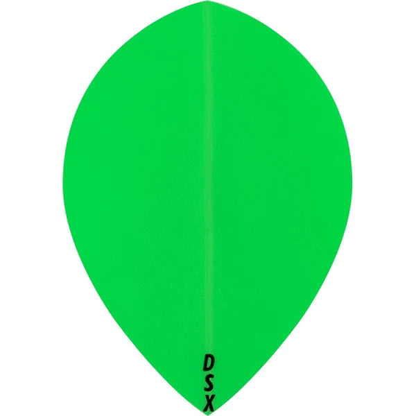 Designa DSX 100 Micron Plain Colour Pear Shaped Flights