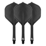 Shot Flight Deck One Piece Flight & Shaft System Black