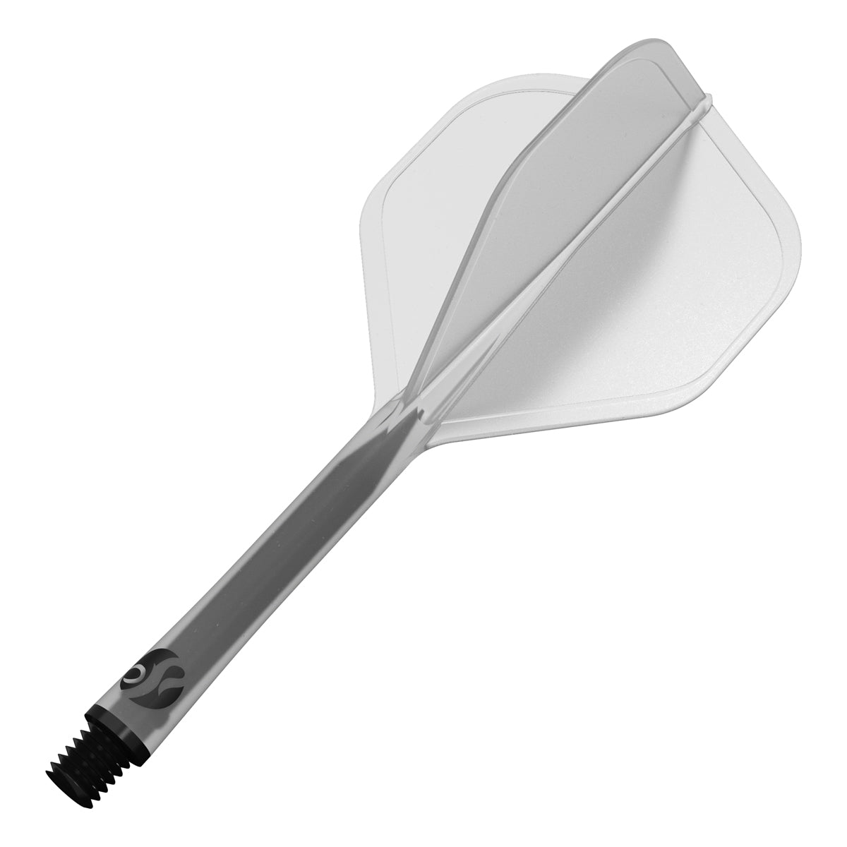 Shot Flight Deck One Piece Flight & Shaft System Clear Aussie Dart