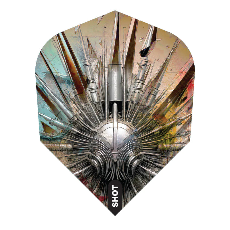 Gnarly Shredda Dart Flight Set-Small Standard