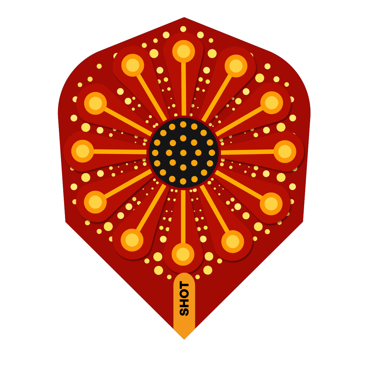 Goths Skildus Dart Flight Set-Small Standard