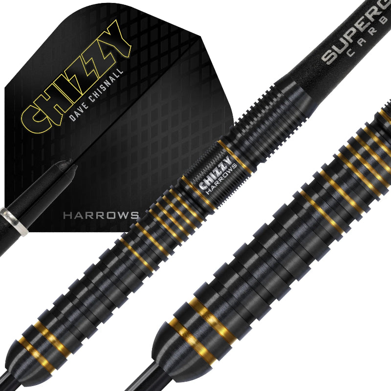 Harrows Dave Chisnall Chizzy S3 90% Tungsten Steel Tip Darts Set