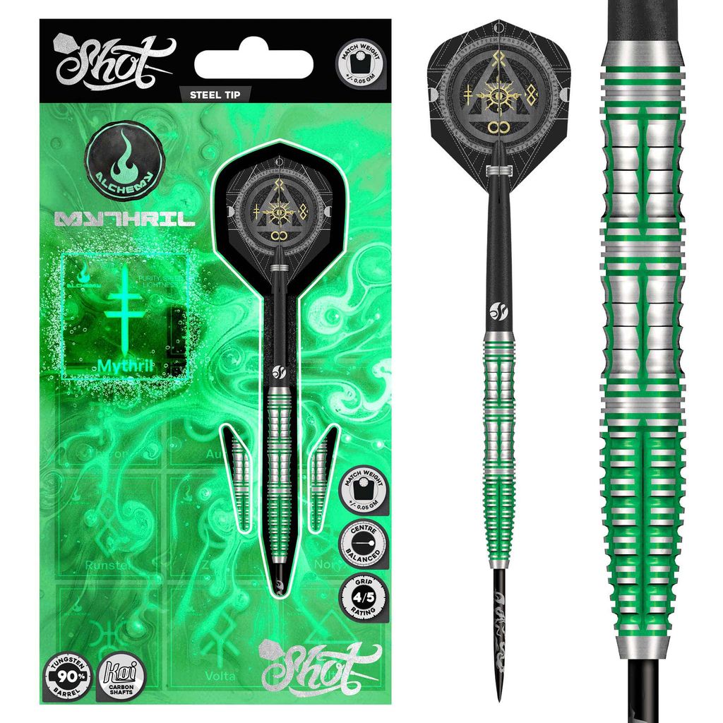 Shot Alchemy Mythril 90% Tungsten Barrels - Aussie Dart Supplies Online