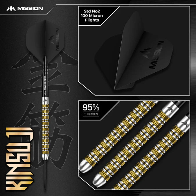 Mission Kinsuji 95% Tungsten - Aussie Dart Supplies Online