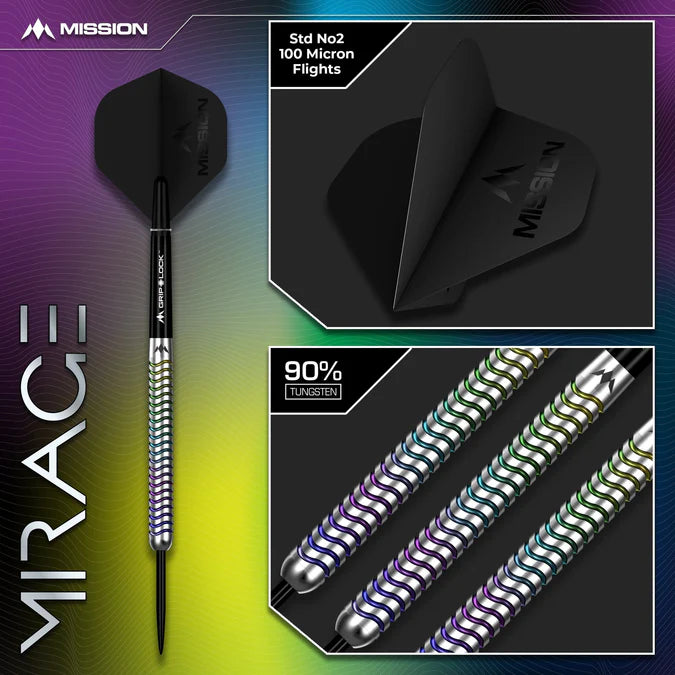 Mission Mirage 90% Tungsten - Aussie Dart Supplies Online