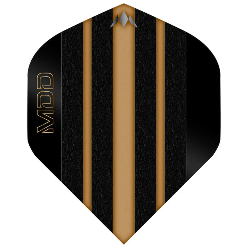Mission Mike De Decker No2 STD 100 Micron Flights - Black/Gold
