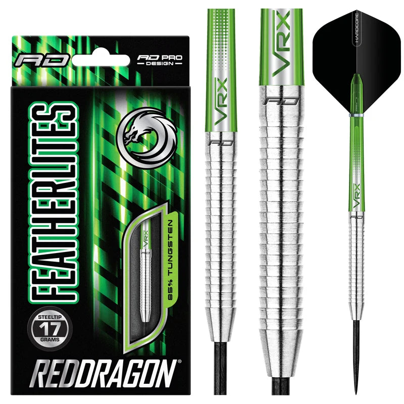Red Dragon Featherlite 2 85% Tungsten Darts Set - Aussie Dart Supplies Online