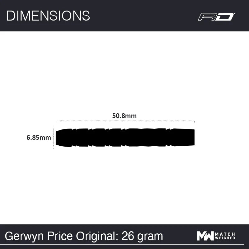 Gerwyn Price Blue Originals 90% Tungsten