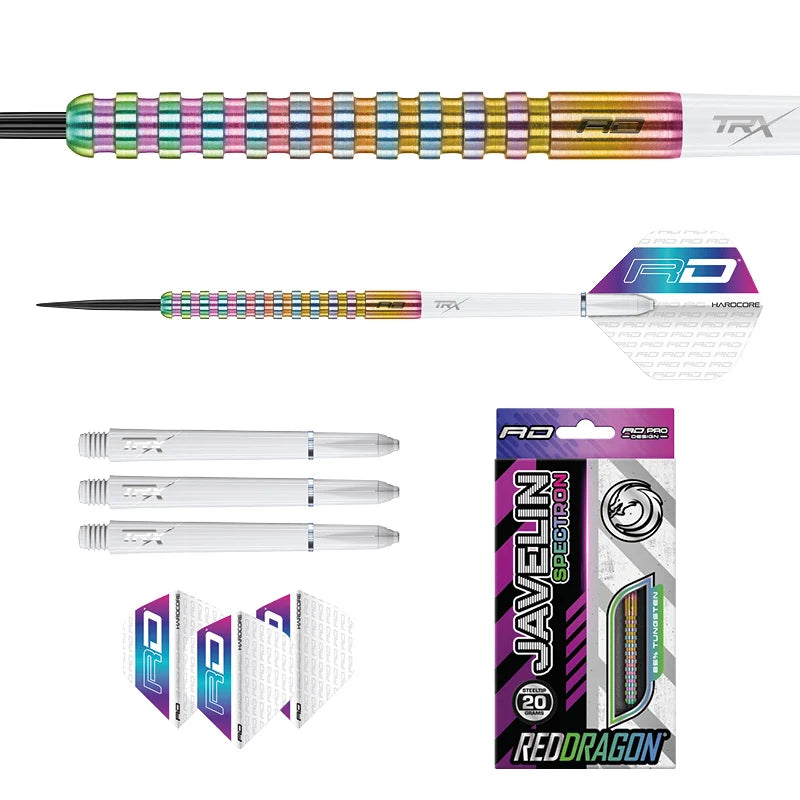 Red Dragon Javelin Spectron 85% Tungsten Darts Set - Aussie Dart Supplies Online