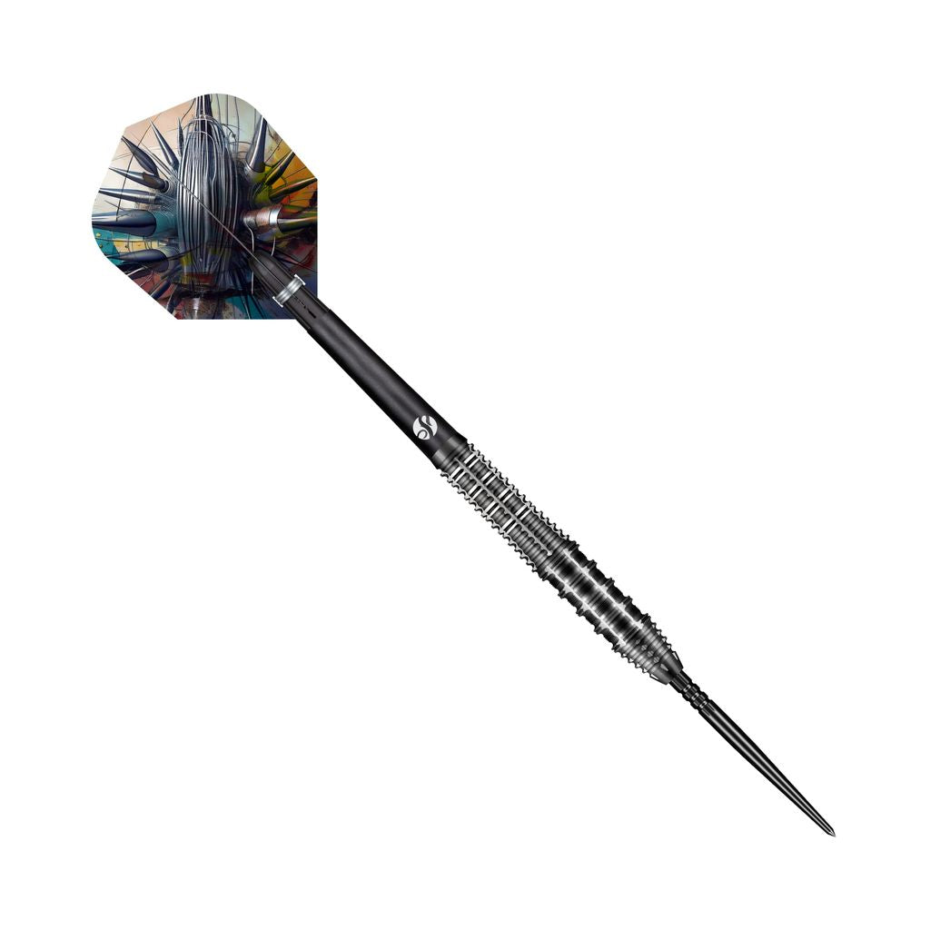 Gnarly Rippah Steel Tip Dart Set-90% Tungsten Barrels-Turbo Points