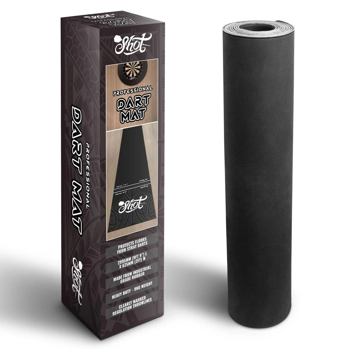 Shot Rubber Dart Mat-Heavy Duty - Aussie Dart Supplies Online