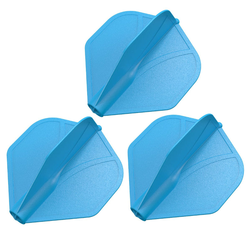 Shot Airfoil Molded Dart Flight Set Blue
