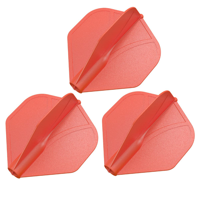 Shot Airfoil Molded Dart Flight Set Red