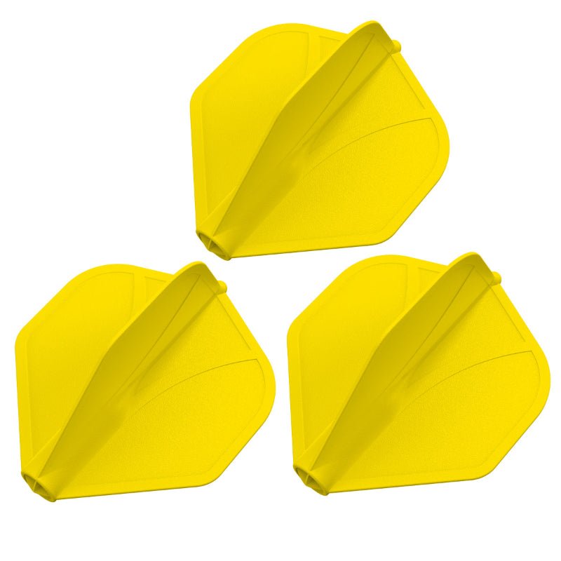 Shot Airfoil Molded Dart Flight Set Yellow