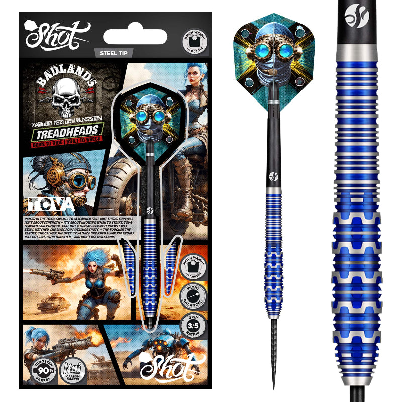 Badlands Tova Steel Tip Dart Set-90% Tungsten Barrels