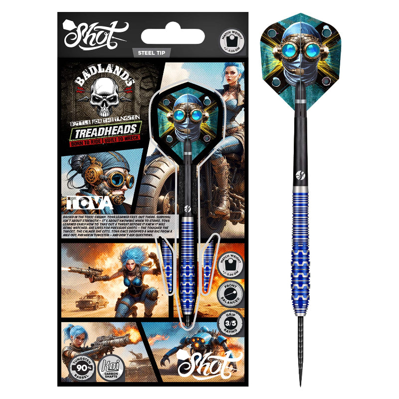 Badlands Tova Steel Tip Dart Set-90% Tungsten Barrels