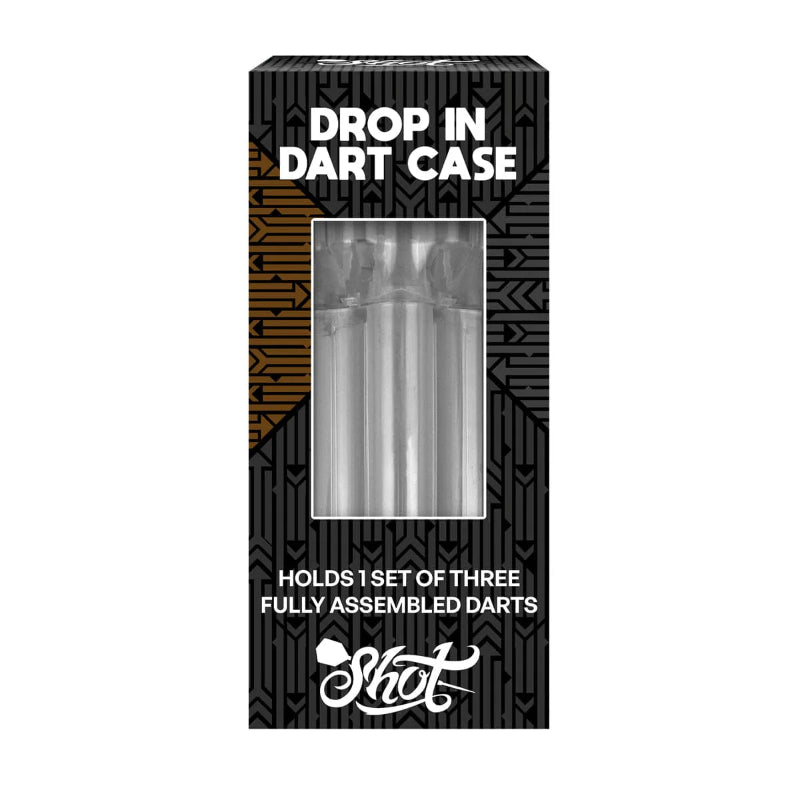 Shot Drop In Dart Case White