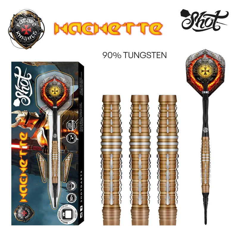 Shot Future Knights Machette Soft Tip Darts