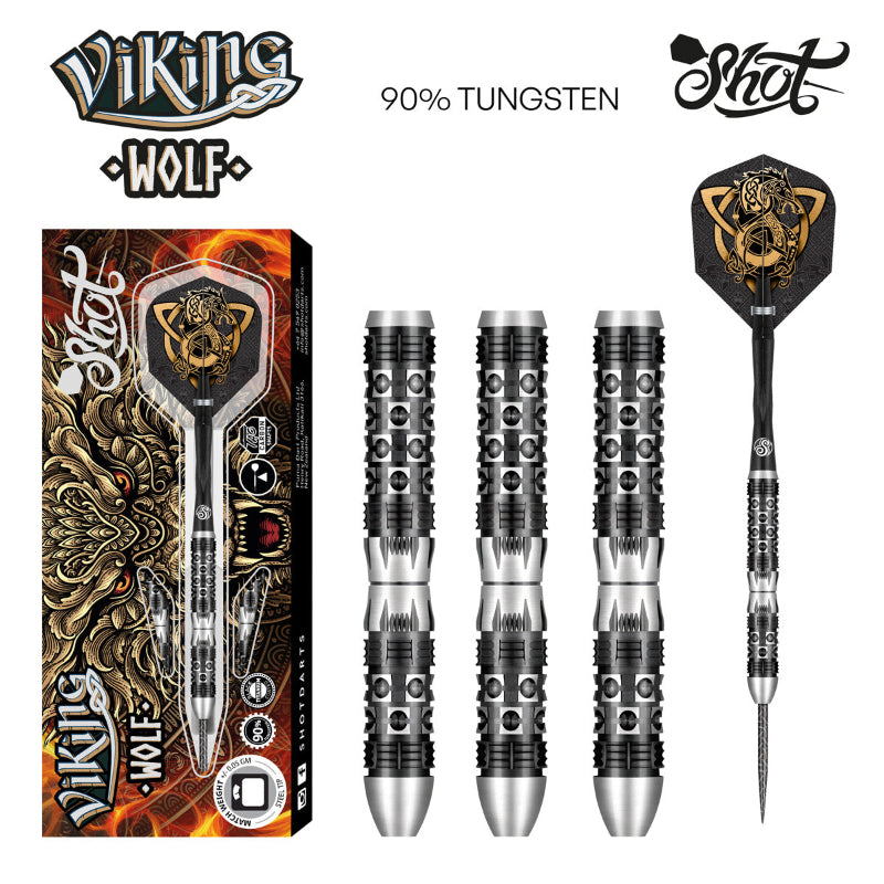 Shot Viking Wolf Steel Tip Darts