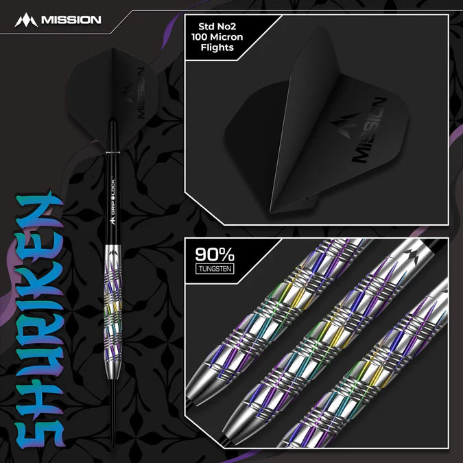 Mission Shuriken 90% Tungsten - Aussie Dart Supplies Online