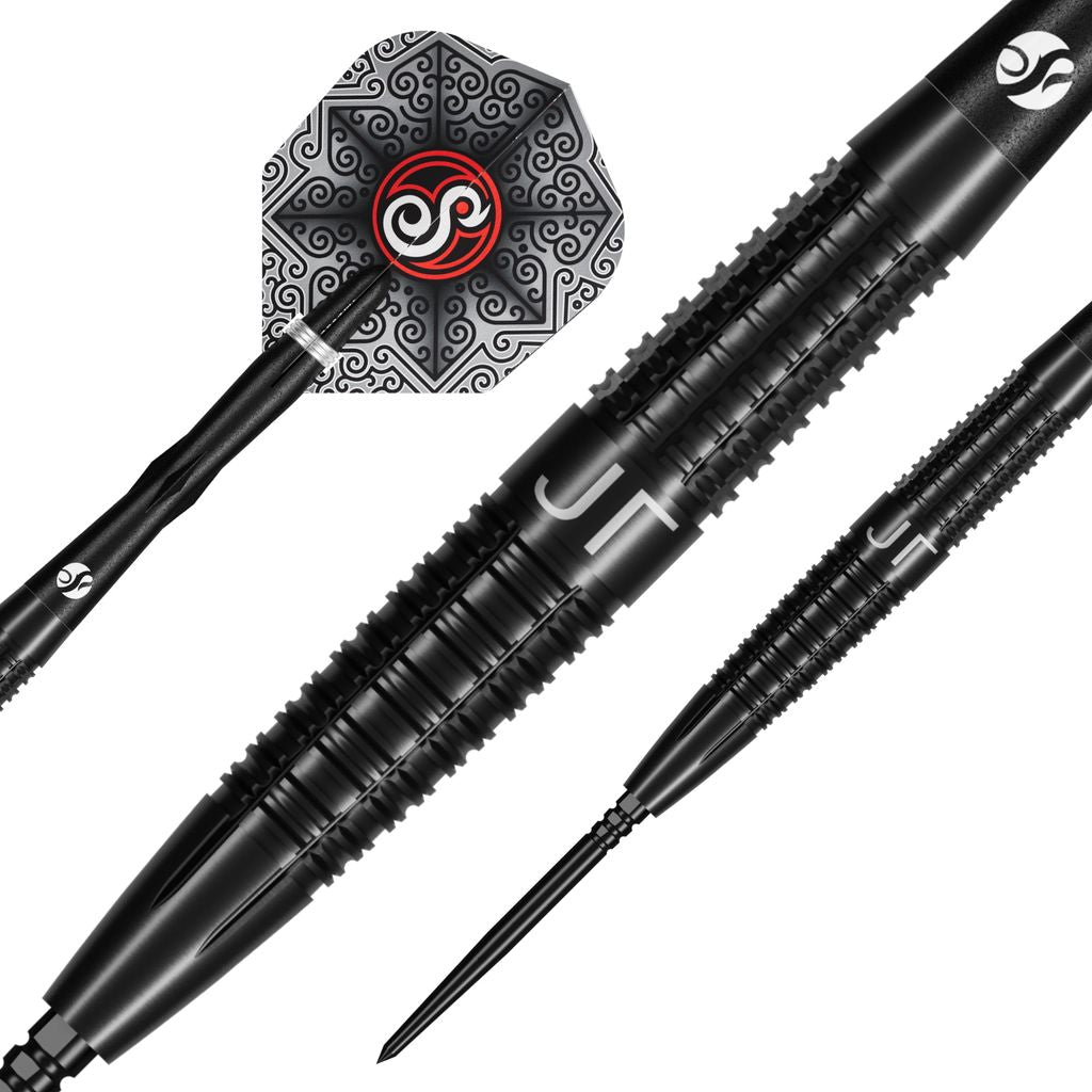 Shot Pro Series Jonny Tata Steel Tip Dart Set-90% Tungsten-Turbo Points-24gm