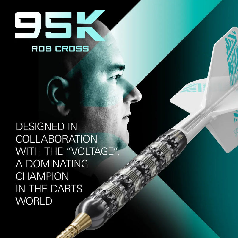 Target Rob Cross 95K SP Steel Tip Darts Set