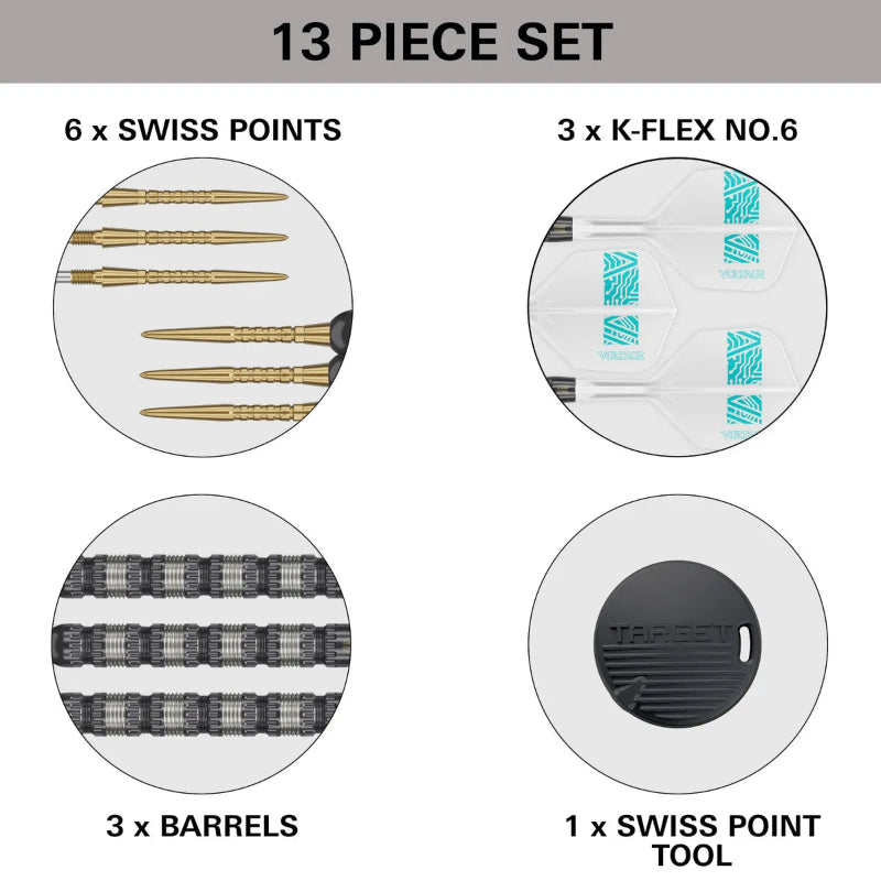 Target Rob Cross 95K SP Steel Tip Darts Set