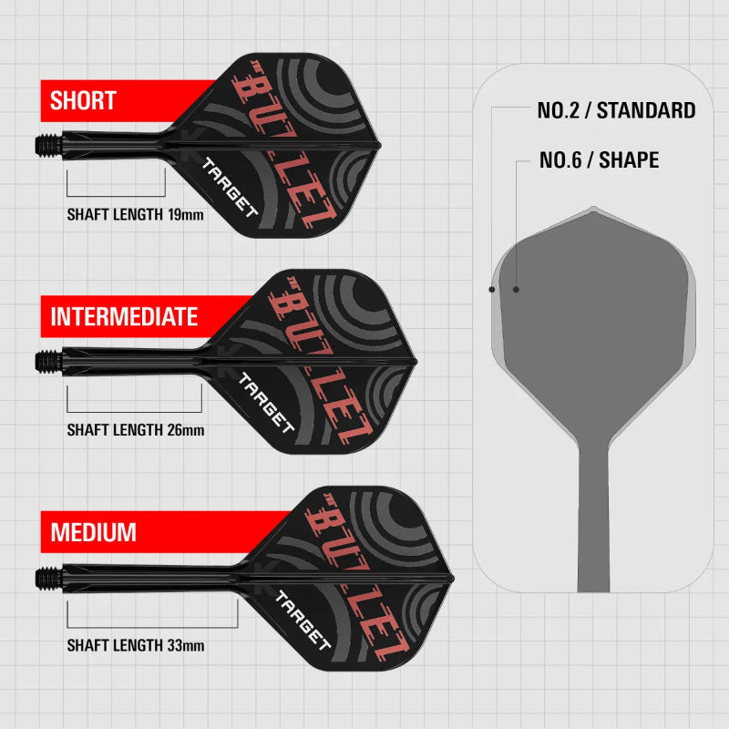 Target Stephen Bunting K-Flex No2 Lengths