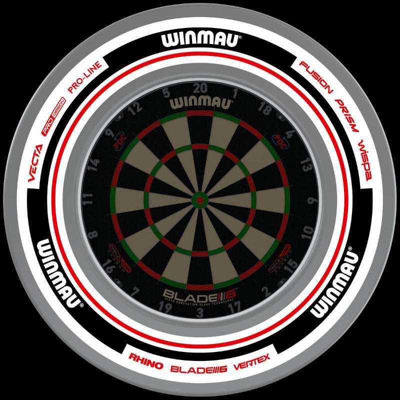 Winmau Advance White Red Surround
