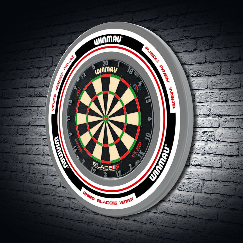Winmau Advance White Red Surround