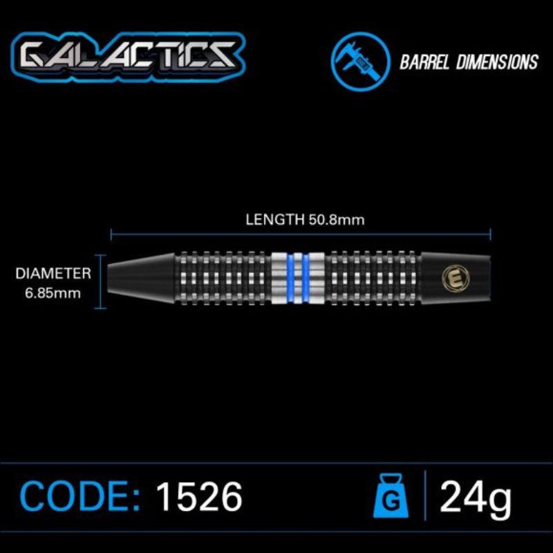 Winmau Galactics 90% Tungsten alloy Darts Set