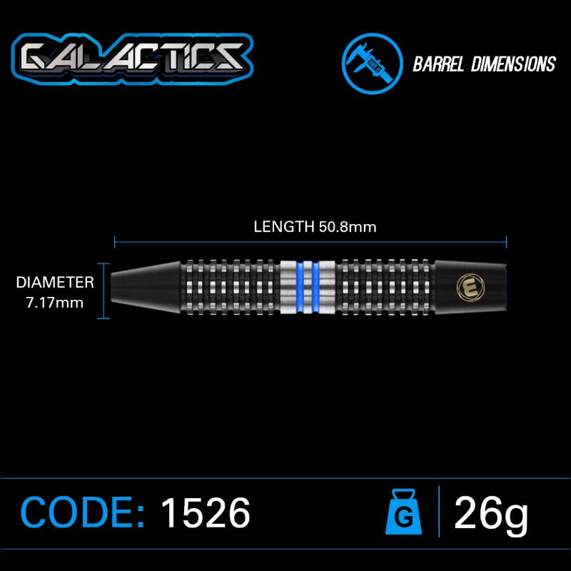 Winmau Galactics 90% Tungsten alloy Darts Set