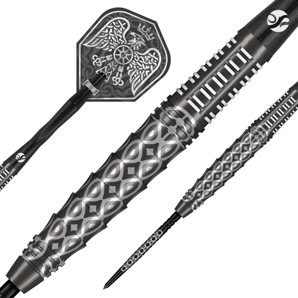 Goths Wulfaz Steel Tip Dart Set-90% Tungsten Barrels