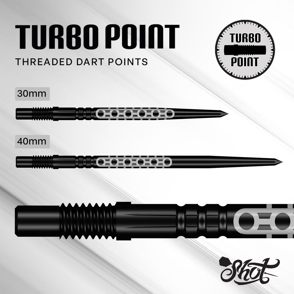 Goths Turbo Dart Points-Black