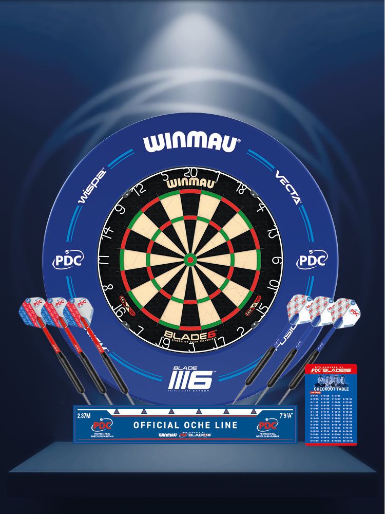PDC Dartboard and Surround Set