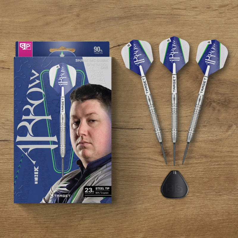 Target Shane McGuirk 90% Tungsten Swiss Point Darts Set.