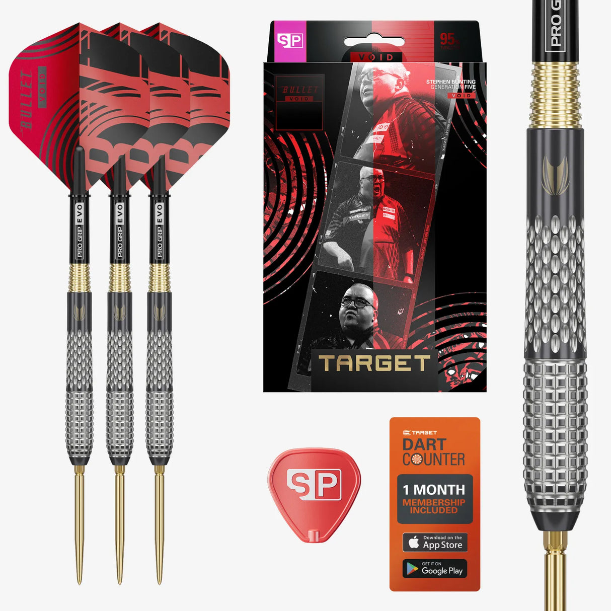 Stephen Bunting G5 Void SP 95% Tungsten - Aussie Dart Supplies Online