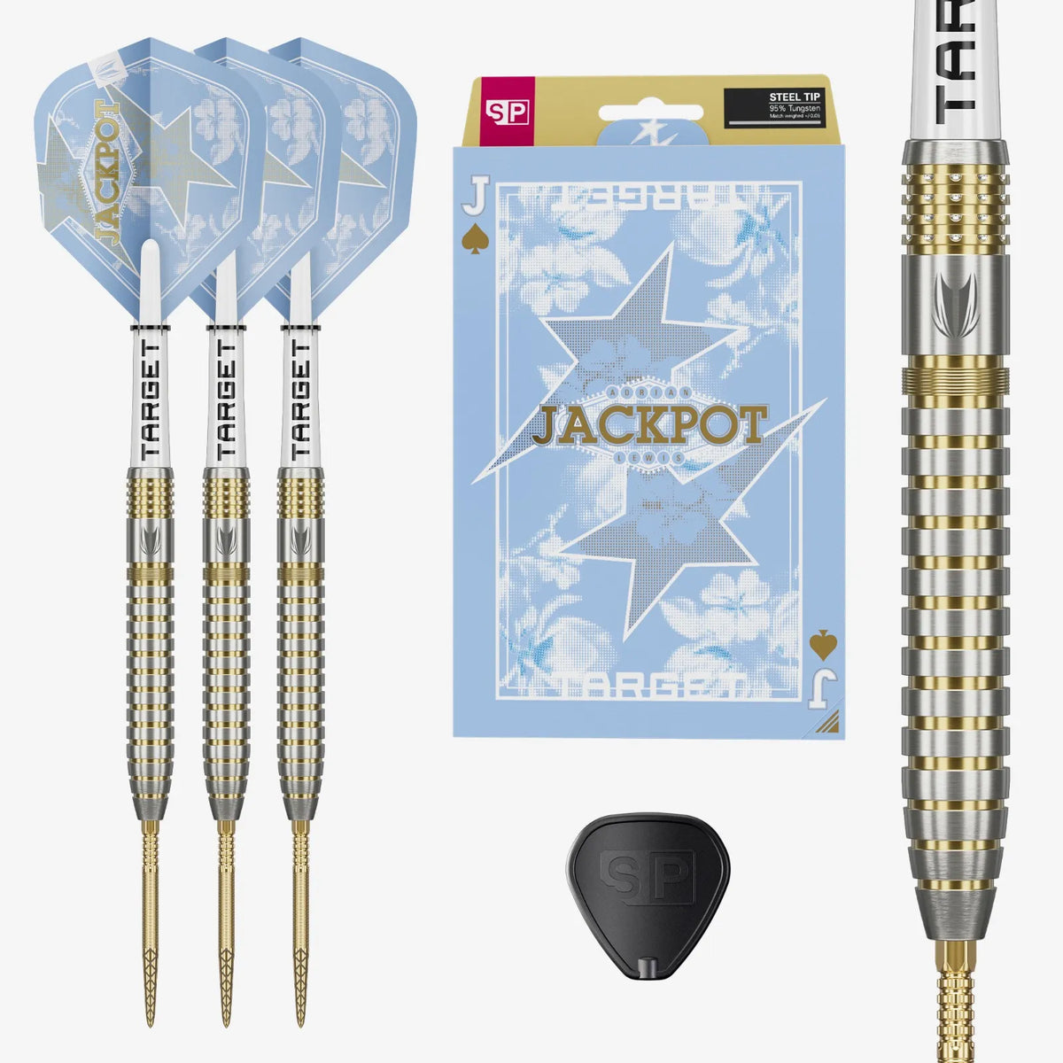 Target Adrian Lewis Showdown 95% Tungsten SP Darts Set
