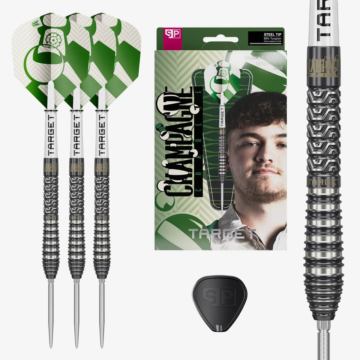 Target Charlie Manby 95% Tungsten Gen1 Darts Set