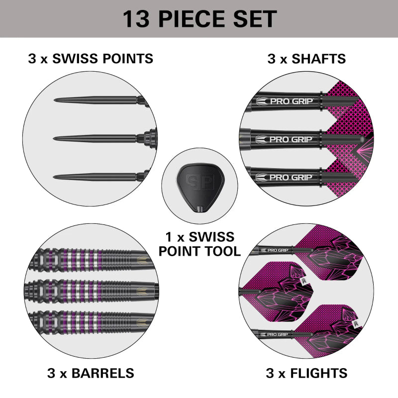 Target Lorraine Winstanley Gen2 90% Tungsten SP Steel Tip Darts Set