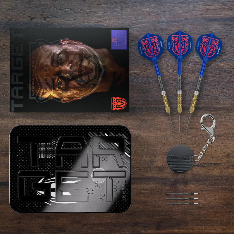 Target Raymond Van Barneeld RVB Gen6 90% Tungsten SP Steel Tip Darts Set